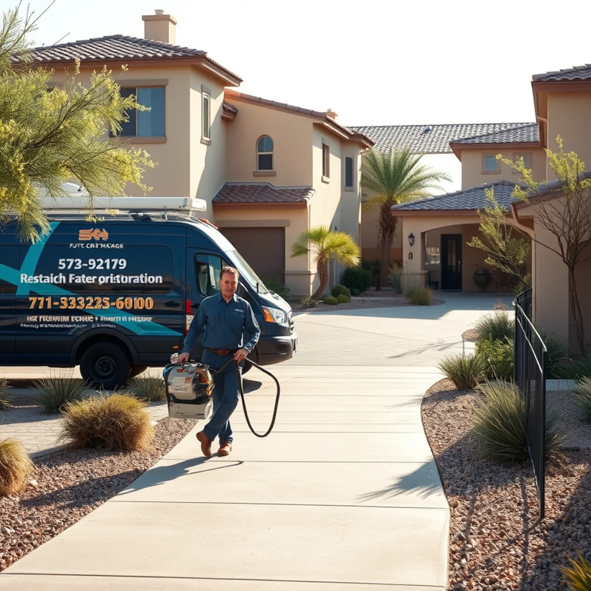 A Fulton Ranch, AZ neighborhood home served by South Tempe Damage Restoration