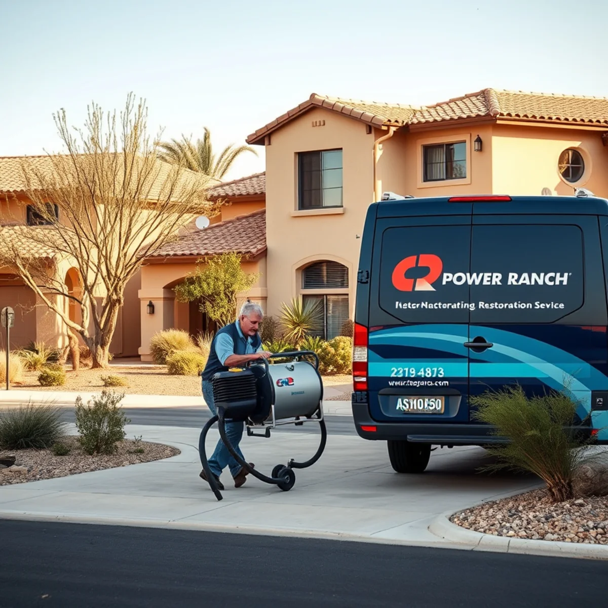 A Power Ranch, AZ neighborhood home served by South Tempe Damage Restoration