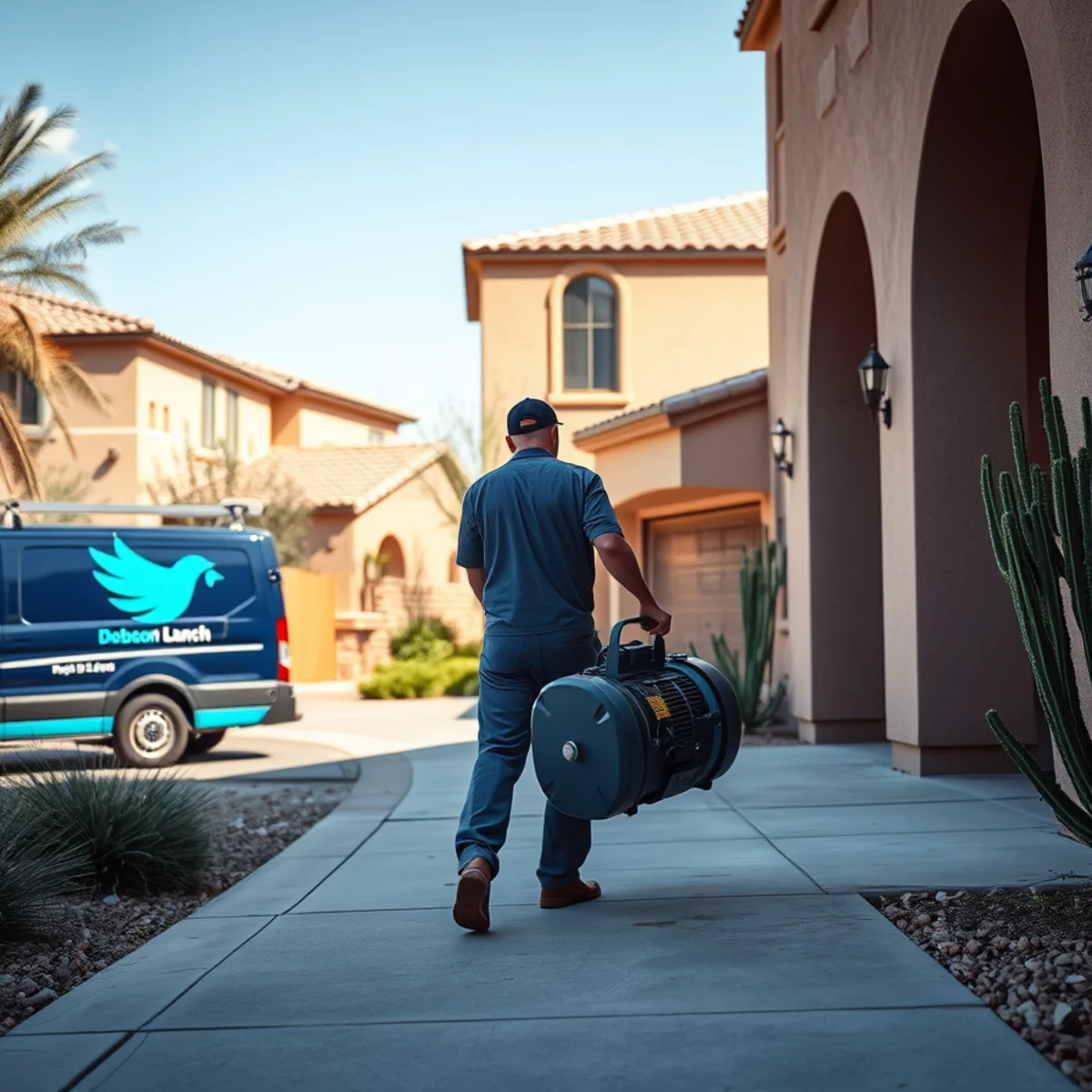 A Dobson Ranch, AZ neighborhood home served by South Tempe Damage Restoration