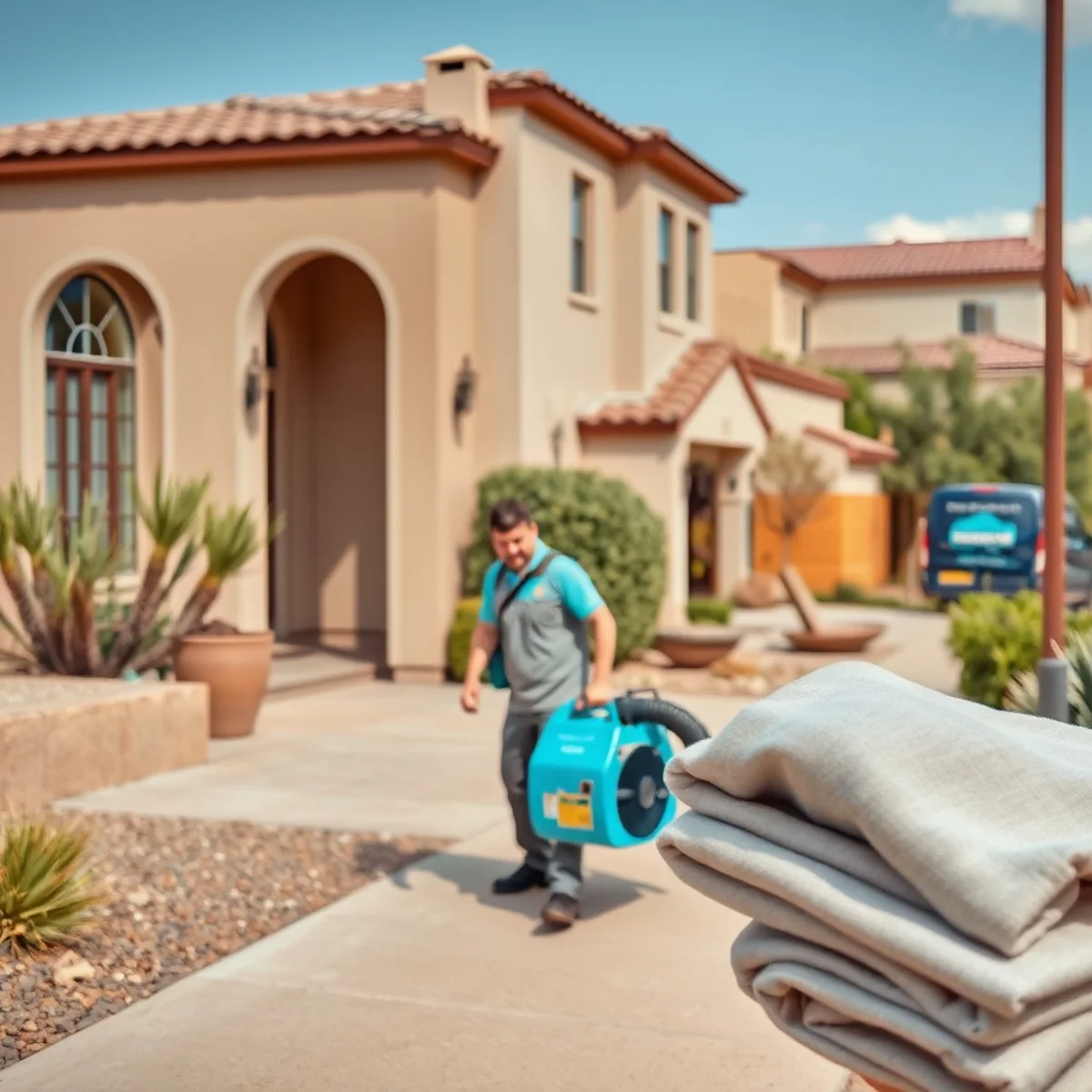 A Downtown Mesa / Fiesta District, AZ neighborhood home served by South Tempe Damage Restoration