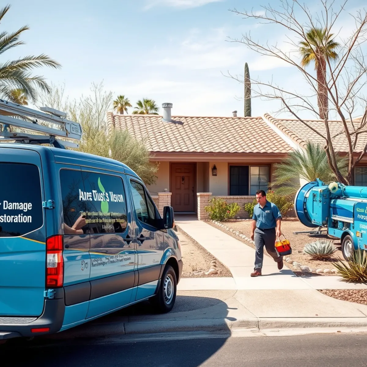 Water damage restoration serving Downtown Mesa / Fiesta District, AZ