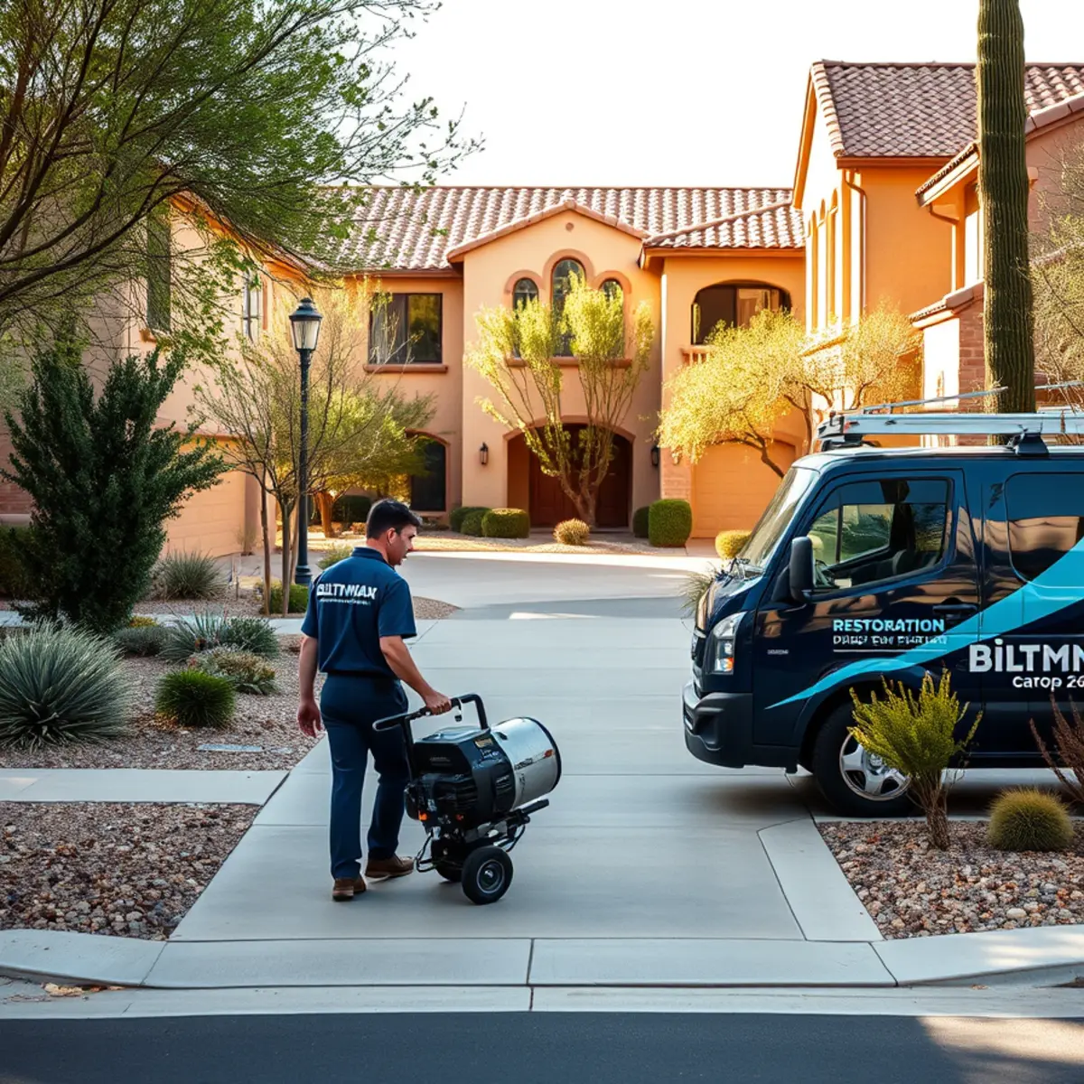 A Biltmore, AZ neighborhood home served by South Tempe Damage Restoration