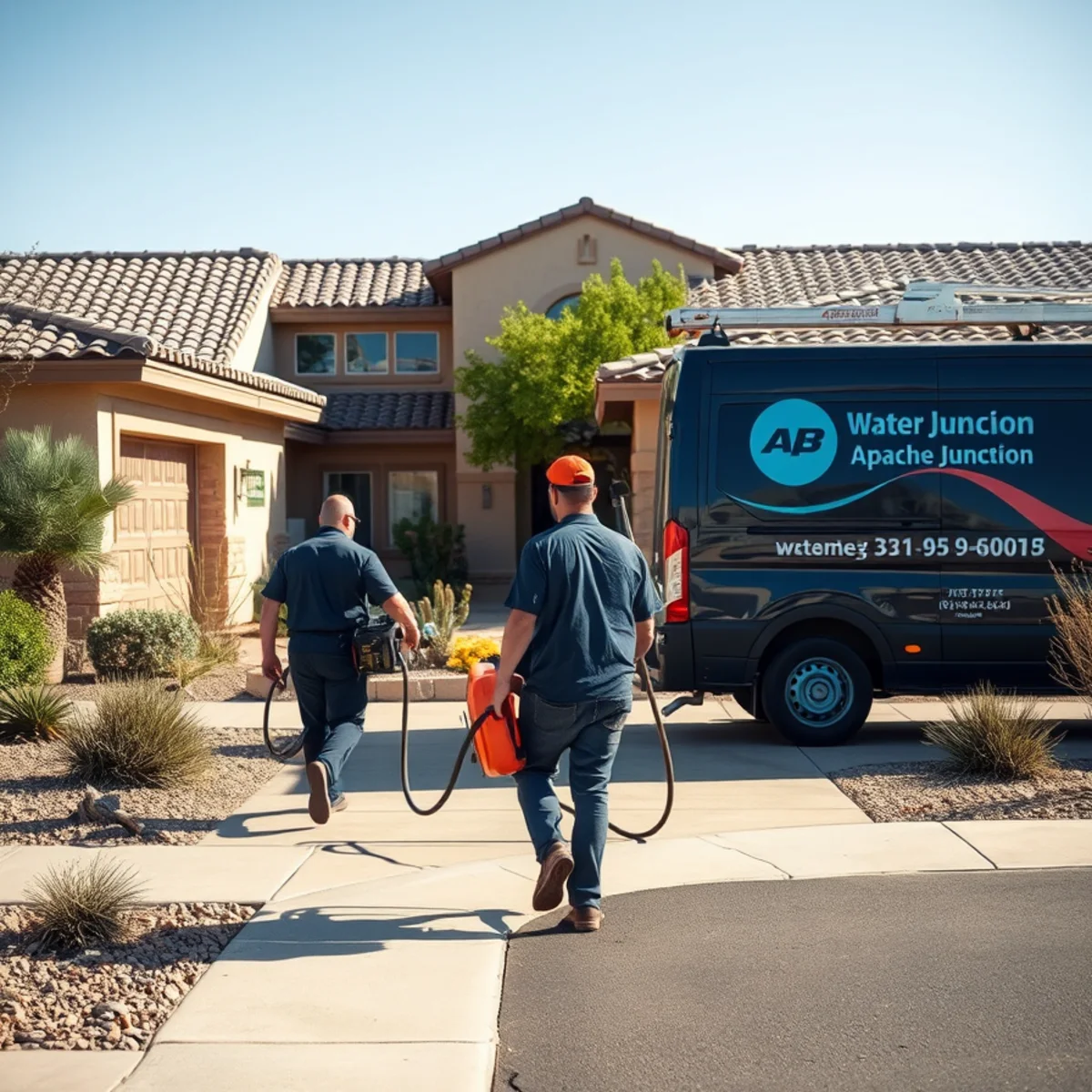 A Apache Junction, AZ neighborhood home served by South Tempe Damage Restoration
