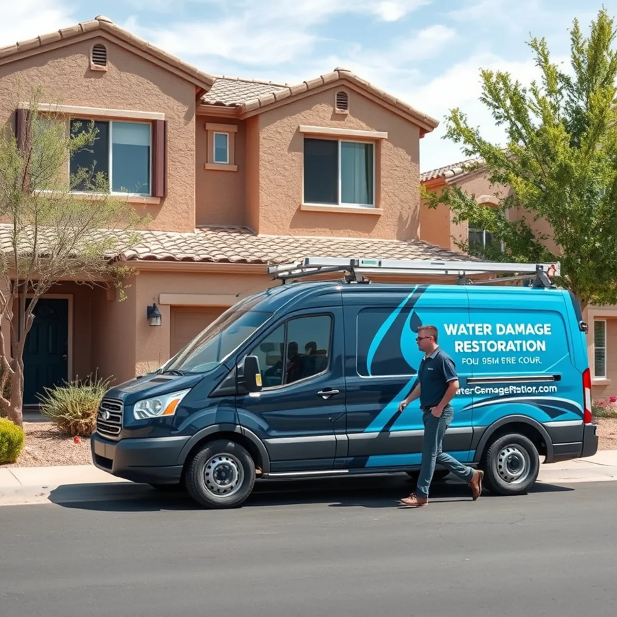 Water damage restoration serving Gilbert, AZ
