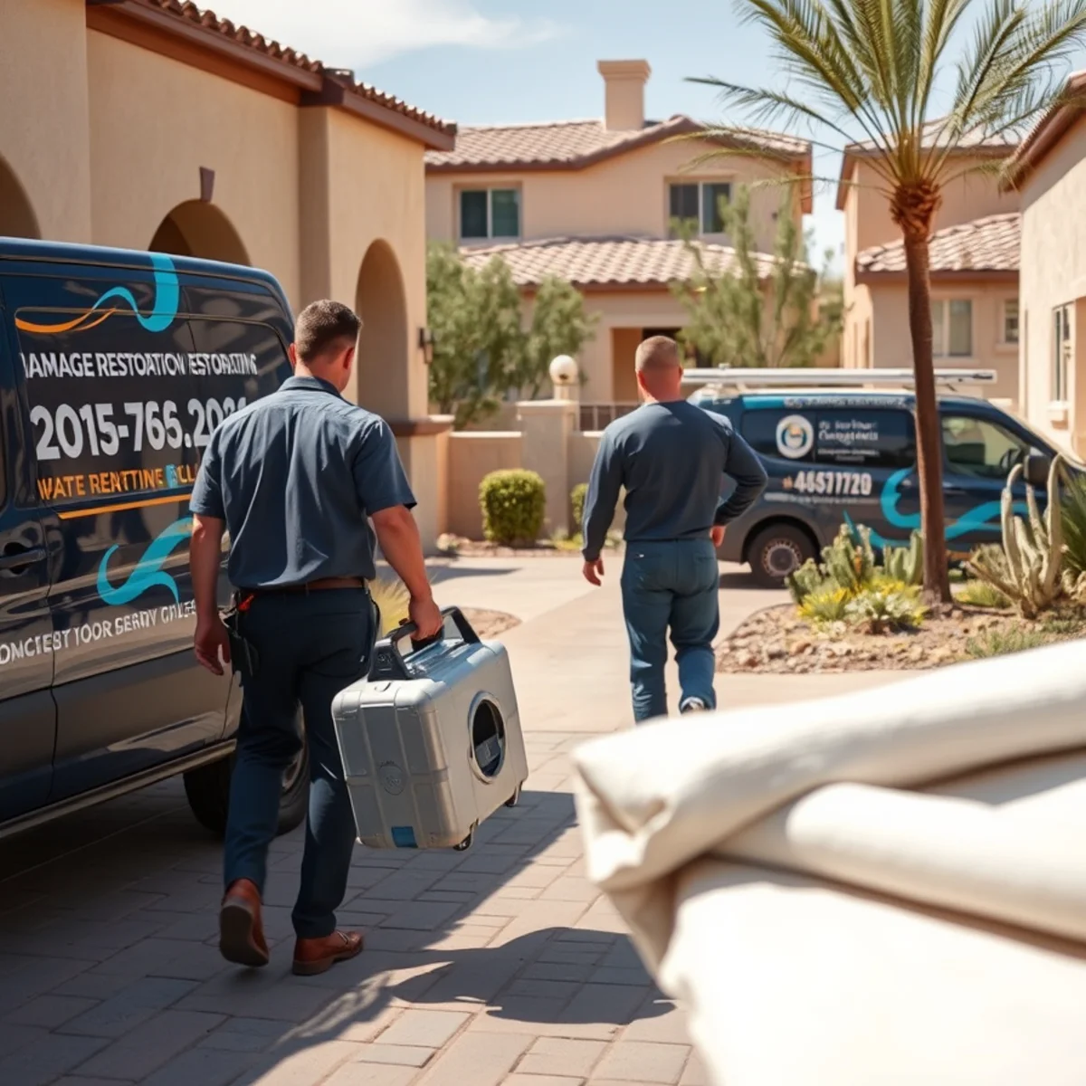 A Glendale, AZ neighborhood home served by South Tempe Damage Restoration