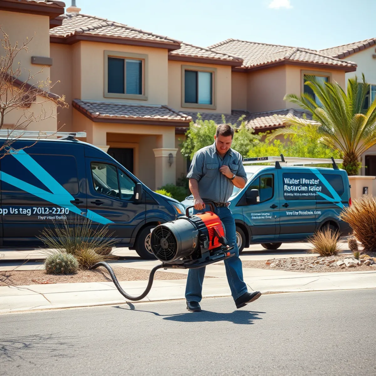 A Maricopa County, AZ neighborhood home served by South Tempe Damage Restoration