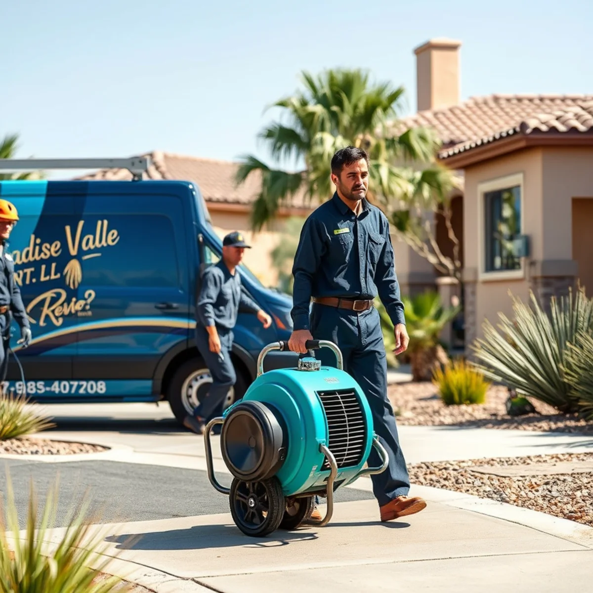 A Paradise Valley, AZ neighborhood home served by South Tempe Damage Restoration