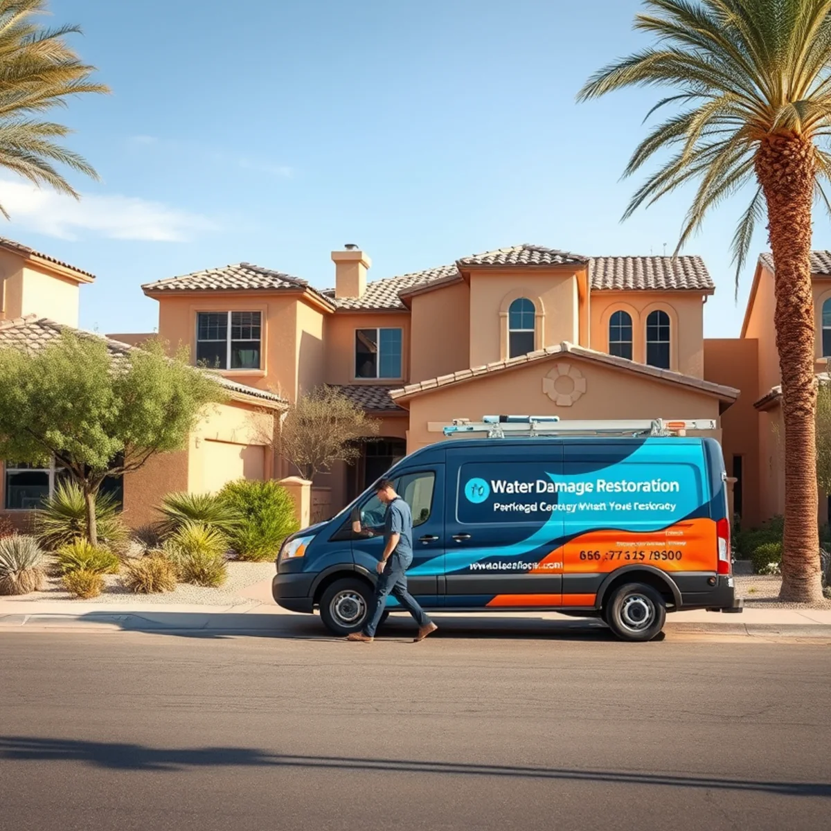 Water damage restoration serving Paradise Valley, AZ