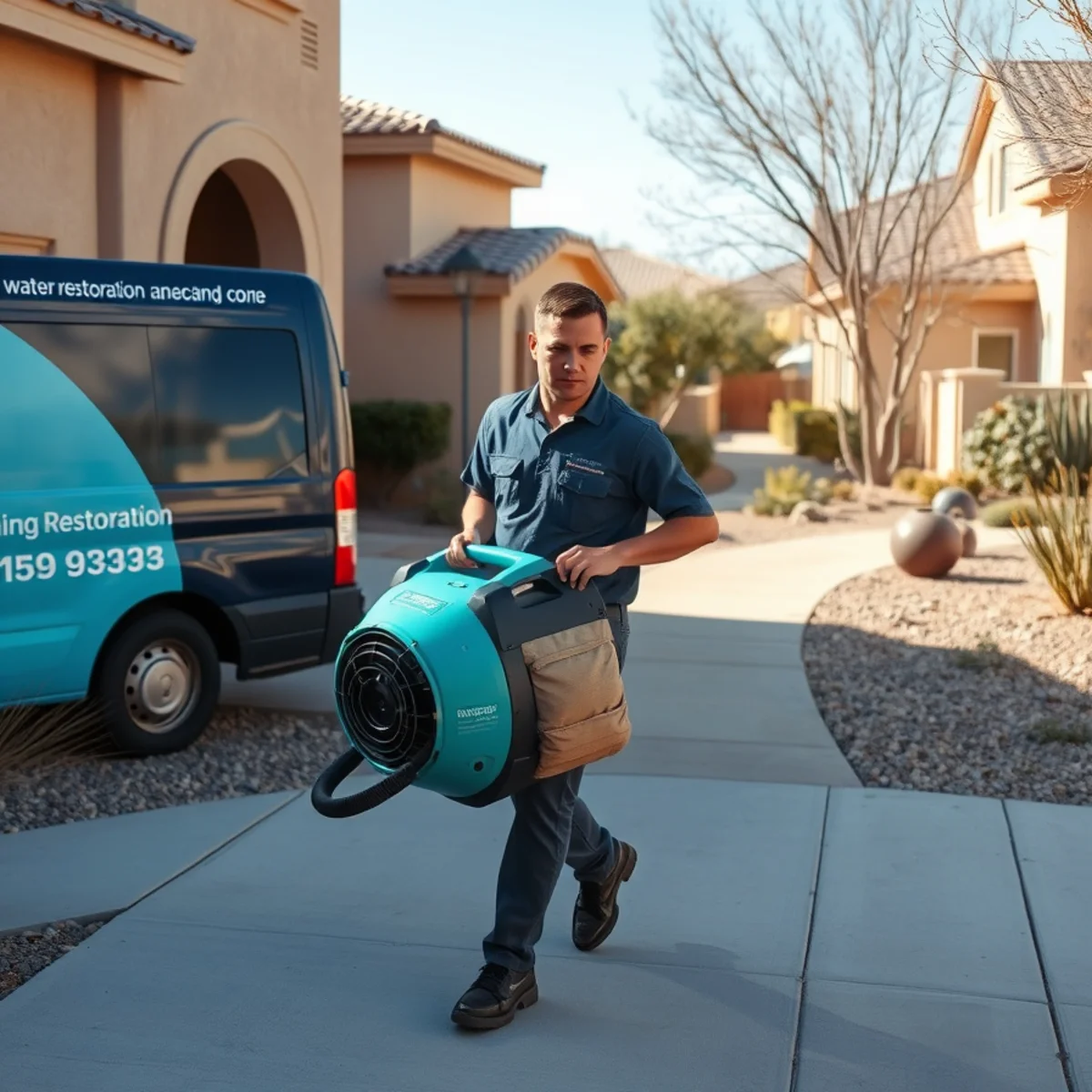A Queen Creek, AZ neighborhood home served by South Tempe Damage Restoration