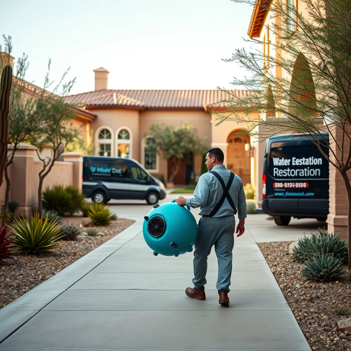 A Scottsdale, AZ neighborhood home served by South Tempe Damage Restoration