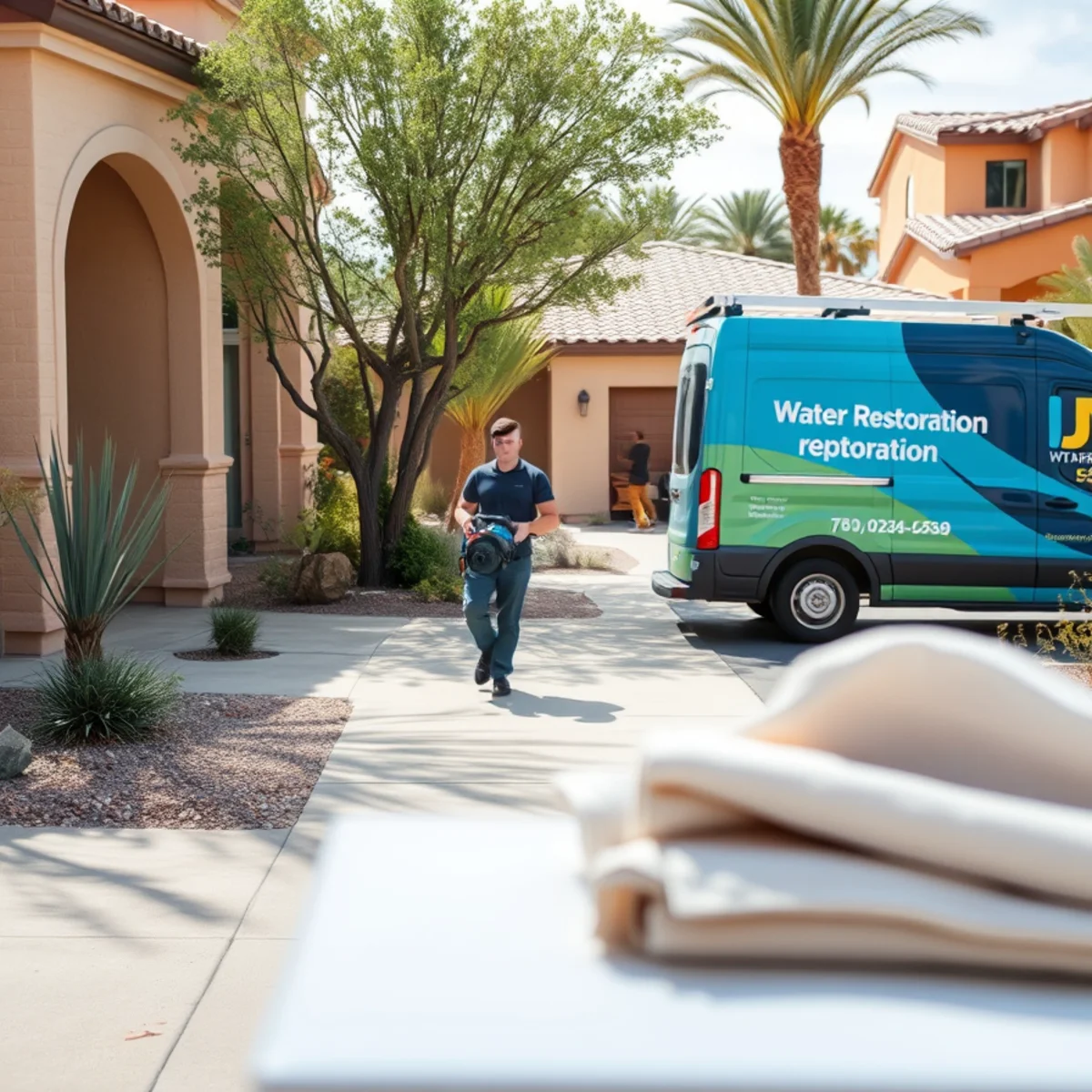 A South Tempe, AZ neighborhood home served by South Tempe Damage Restoration