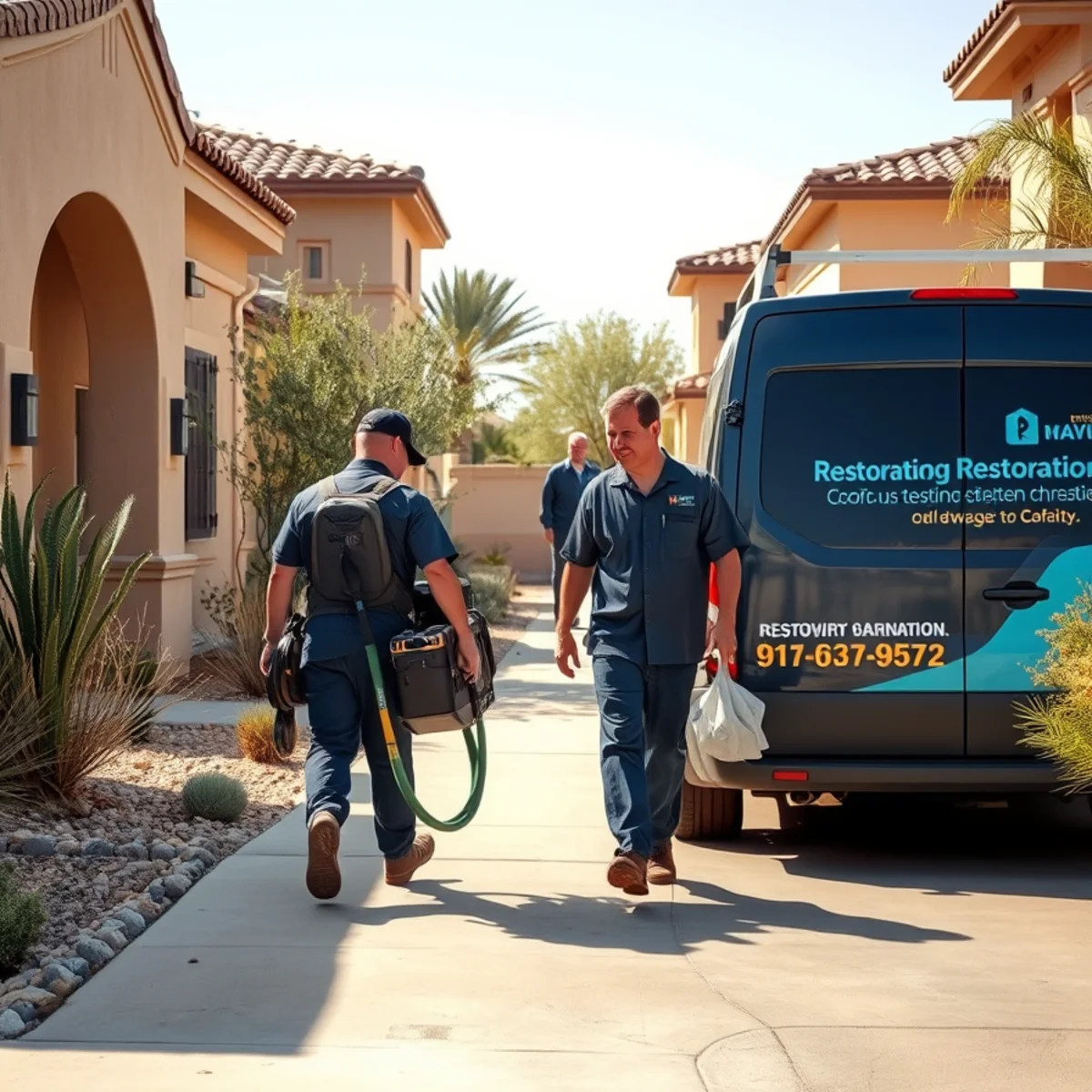 A Surprise, AZ neighborhood home served by South Tempe Damage Restoration