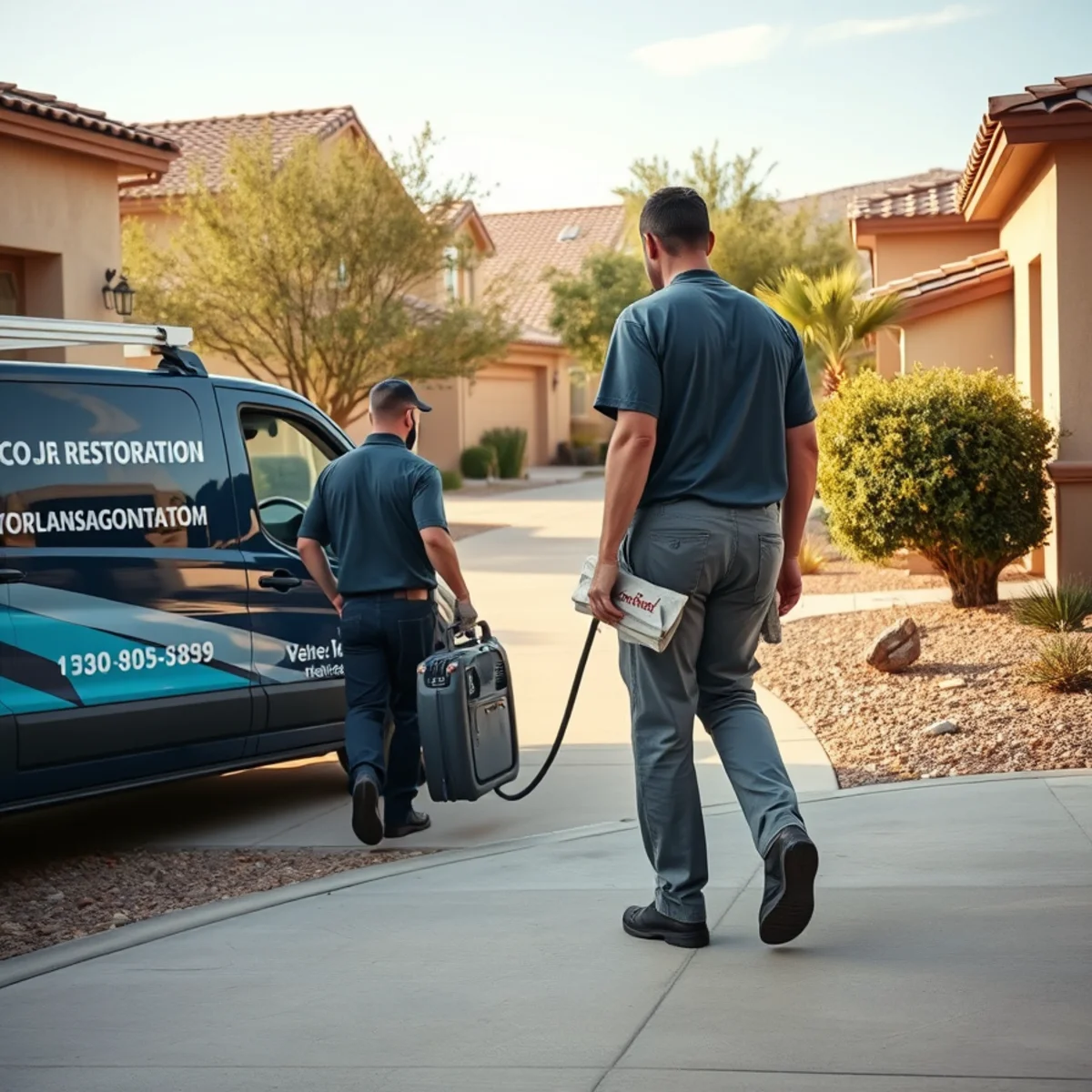 A Tolleson, AZ neighborhood home served by South Tempe Damage Restoration