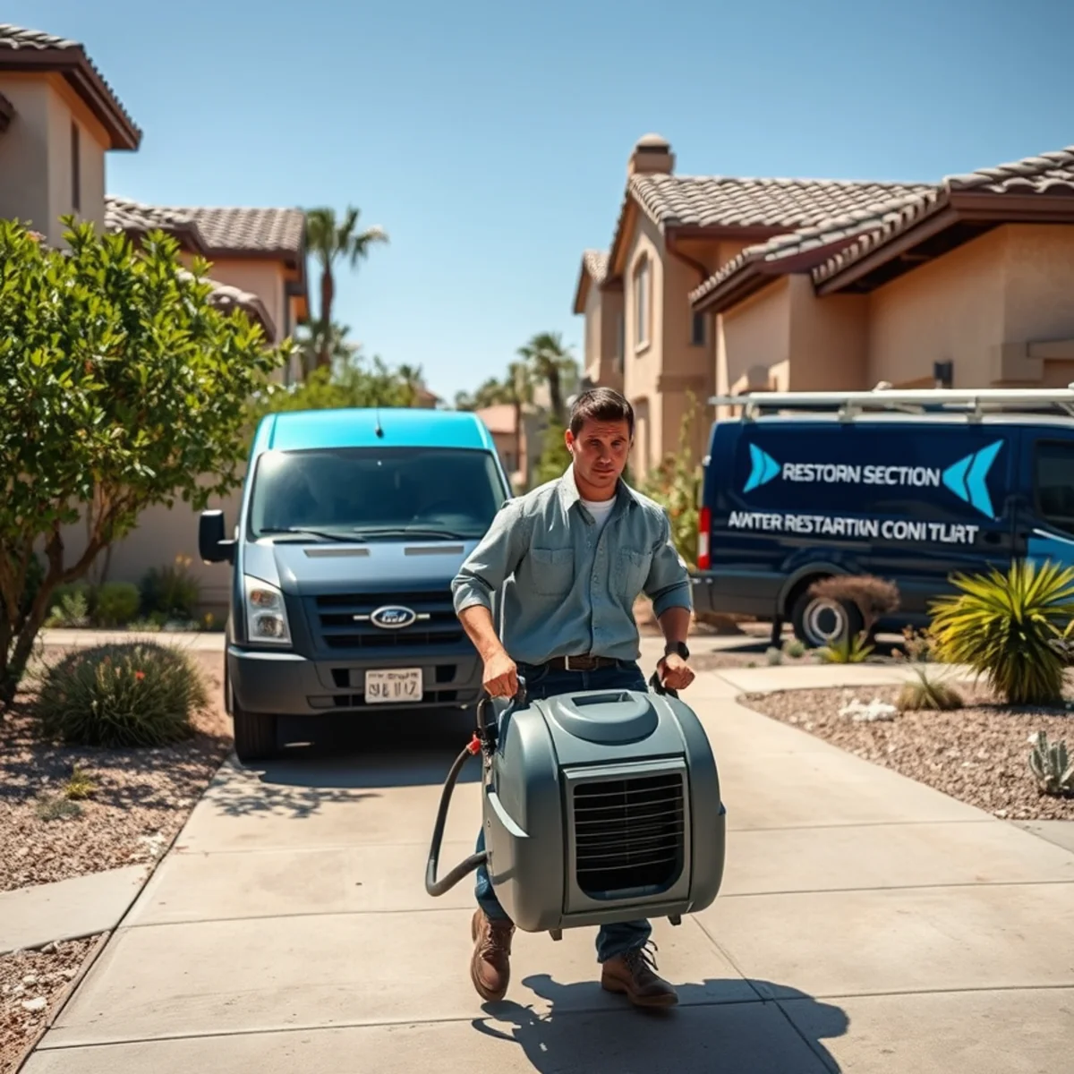 A Clark Park, AZ neighborhood home served by South Tempe Damage Restoration