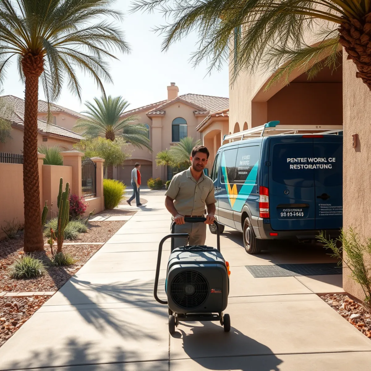 A Downtown Tempe / Mill Avenue, AZ neighborhood home served by South Tempe Damage Restoration