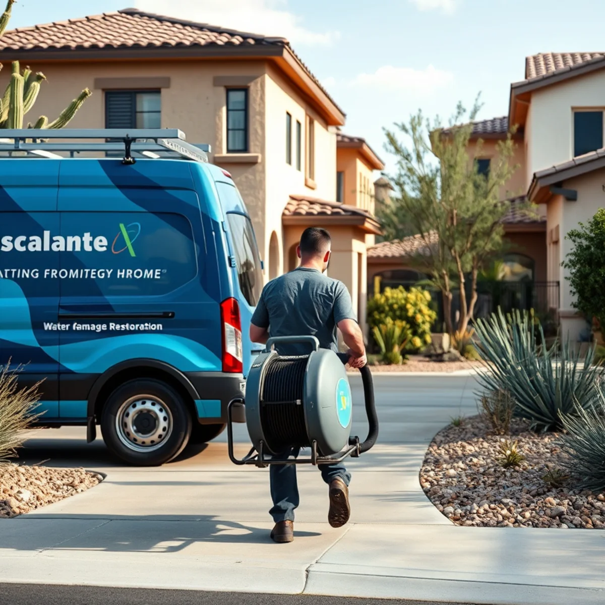 A Escalante, AZ neighborhood home served by South Tempe Damage Restoration