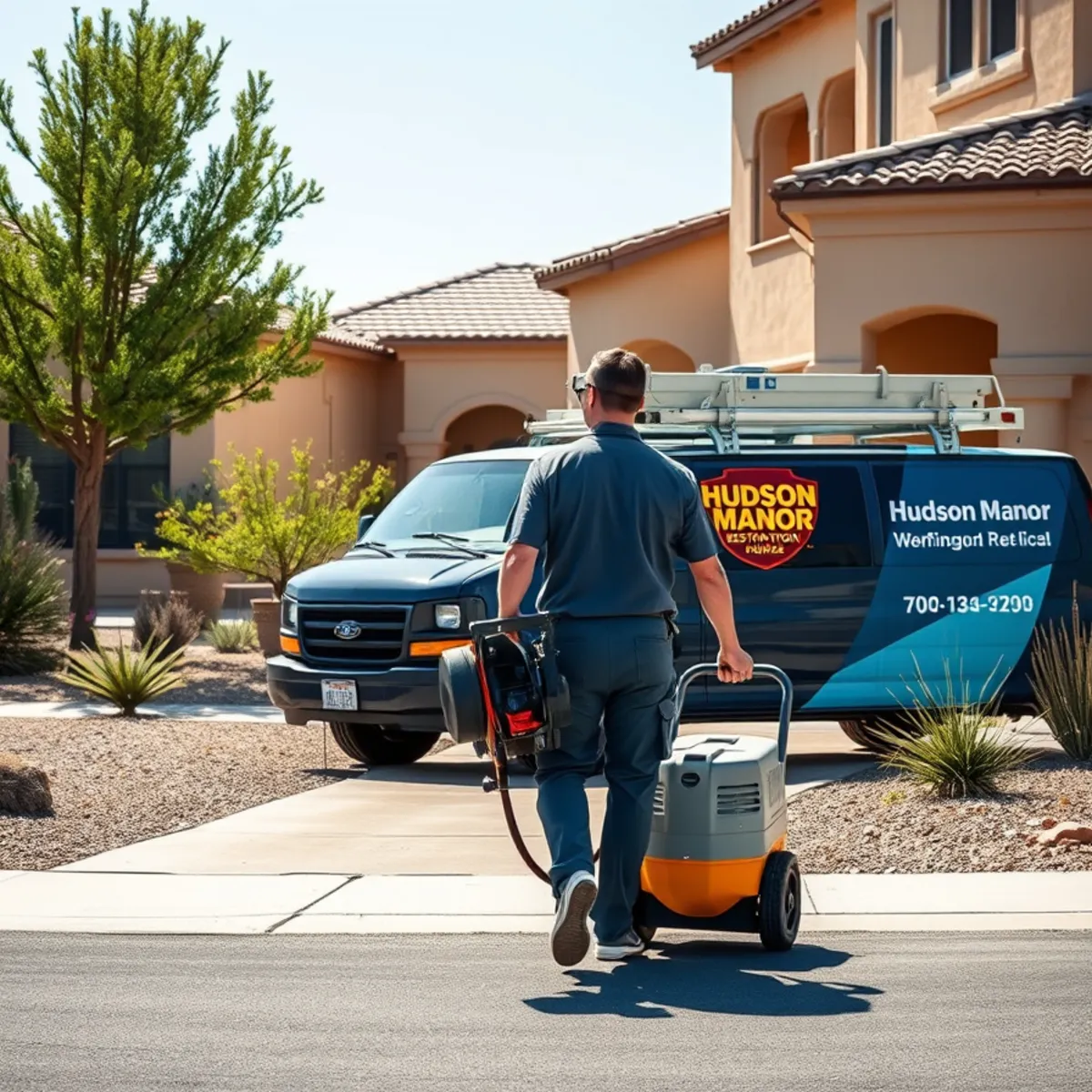 A Hudson Manor, AZ neighborhood home served by South Tempe Damage Restoration