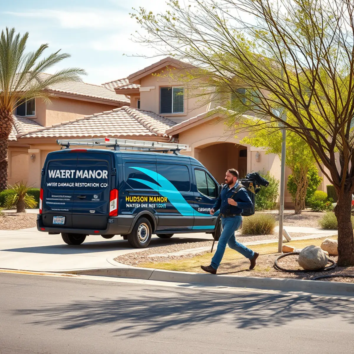 Water damage restoration serving Hudson Manor, AZ