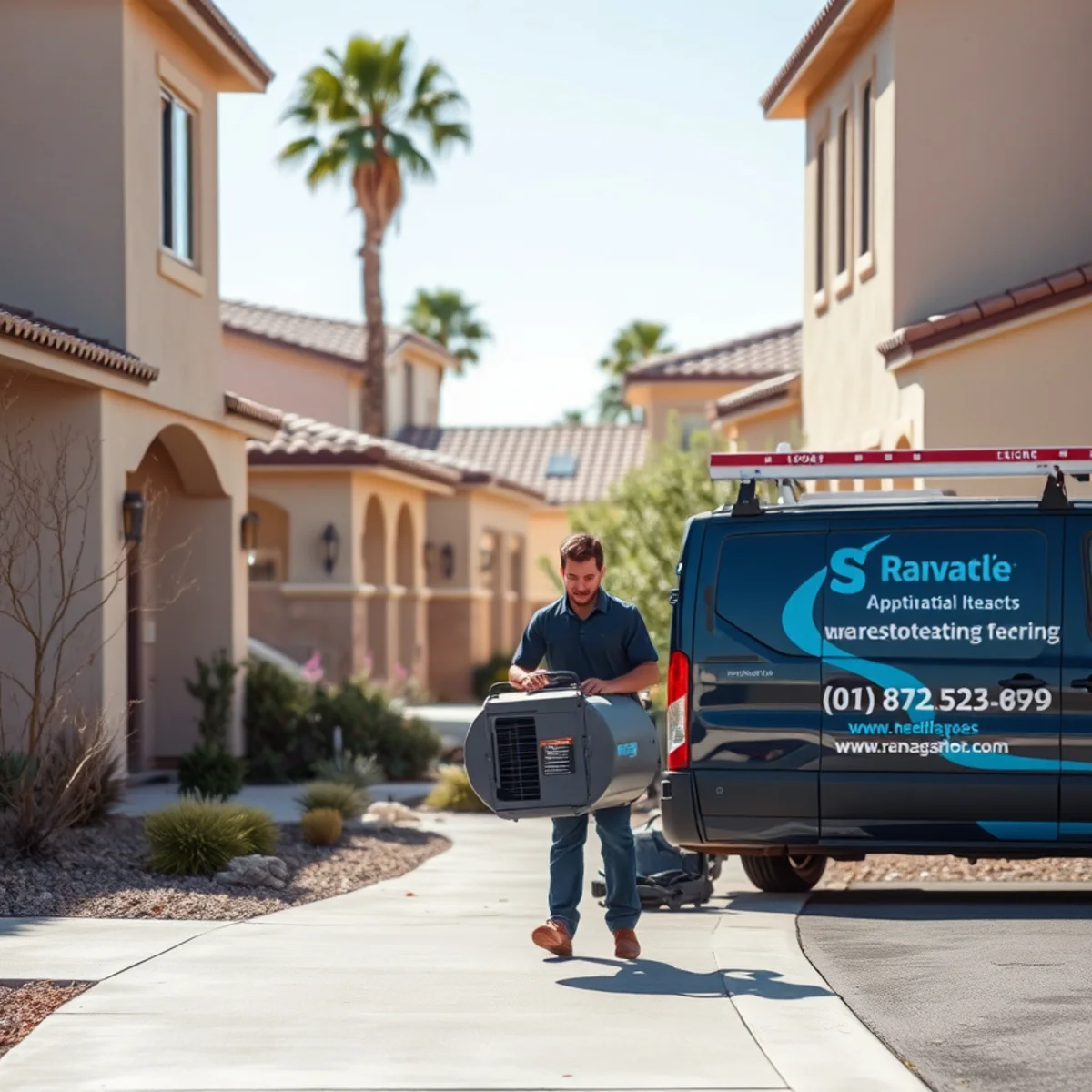 A Papago Park / North Tempe / Riverside, AZ neighborhood home served by South Tempe Damage Restoration
