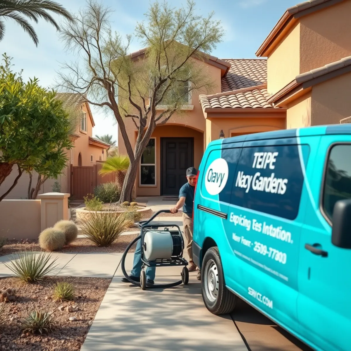 A Tempe Gardens, AZ neighborhood home served by South Tempe Damage Restoration