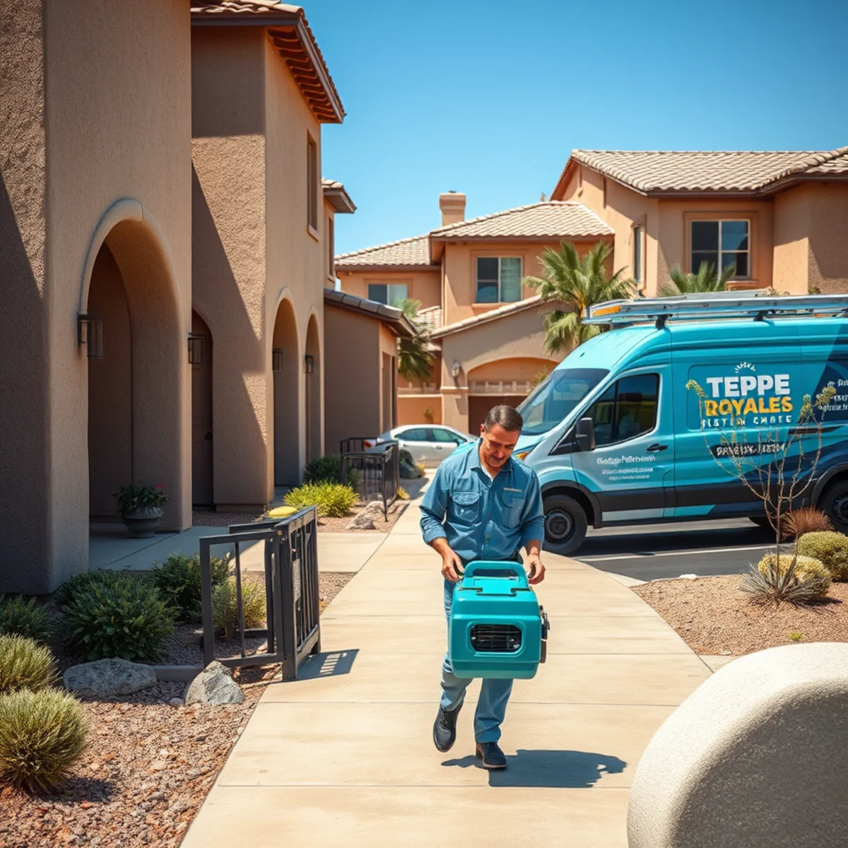 A Tempe Royal Estates, AZ neighborhood home served by South Tempe Damage Restoration