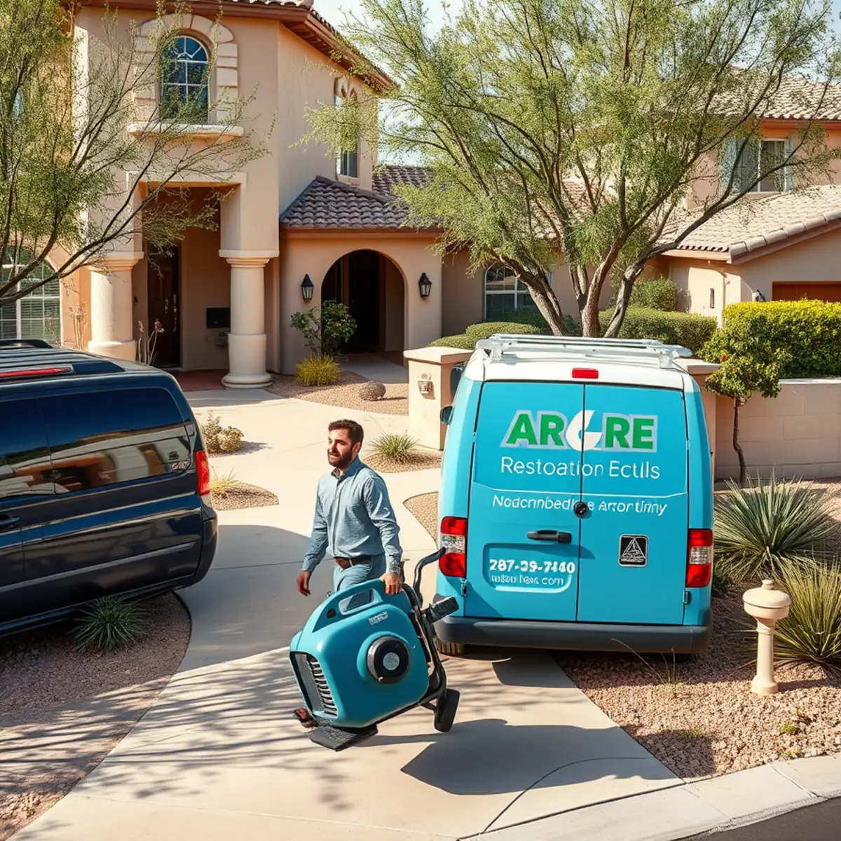A University Heights / ASU Area, AZ neighborhood home served by South Tempe Damage Restoration